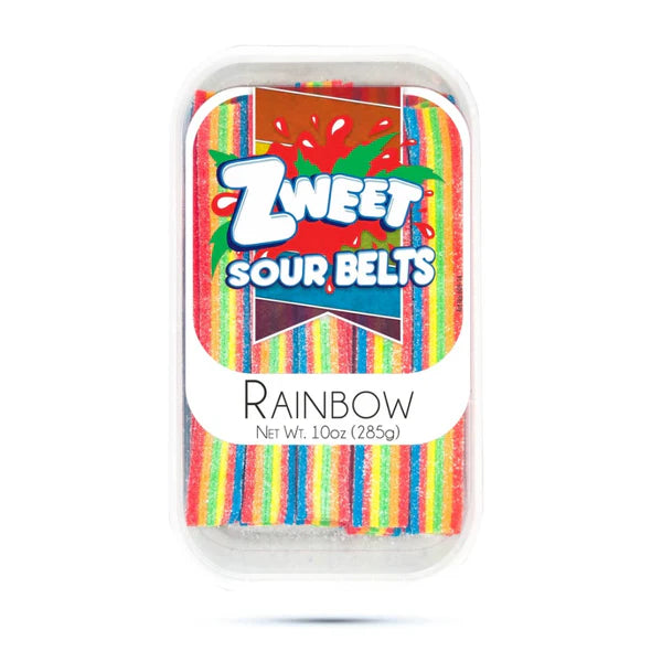 Sour Rainbow Belts Container