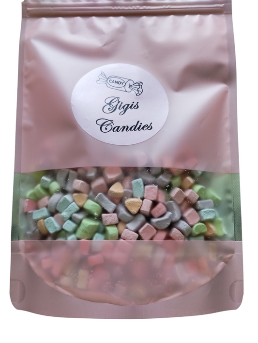 Freeze dried lucky marshmallows